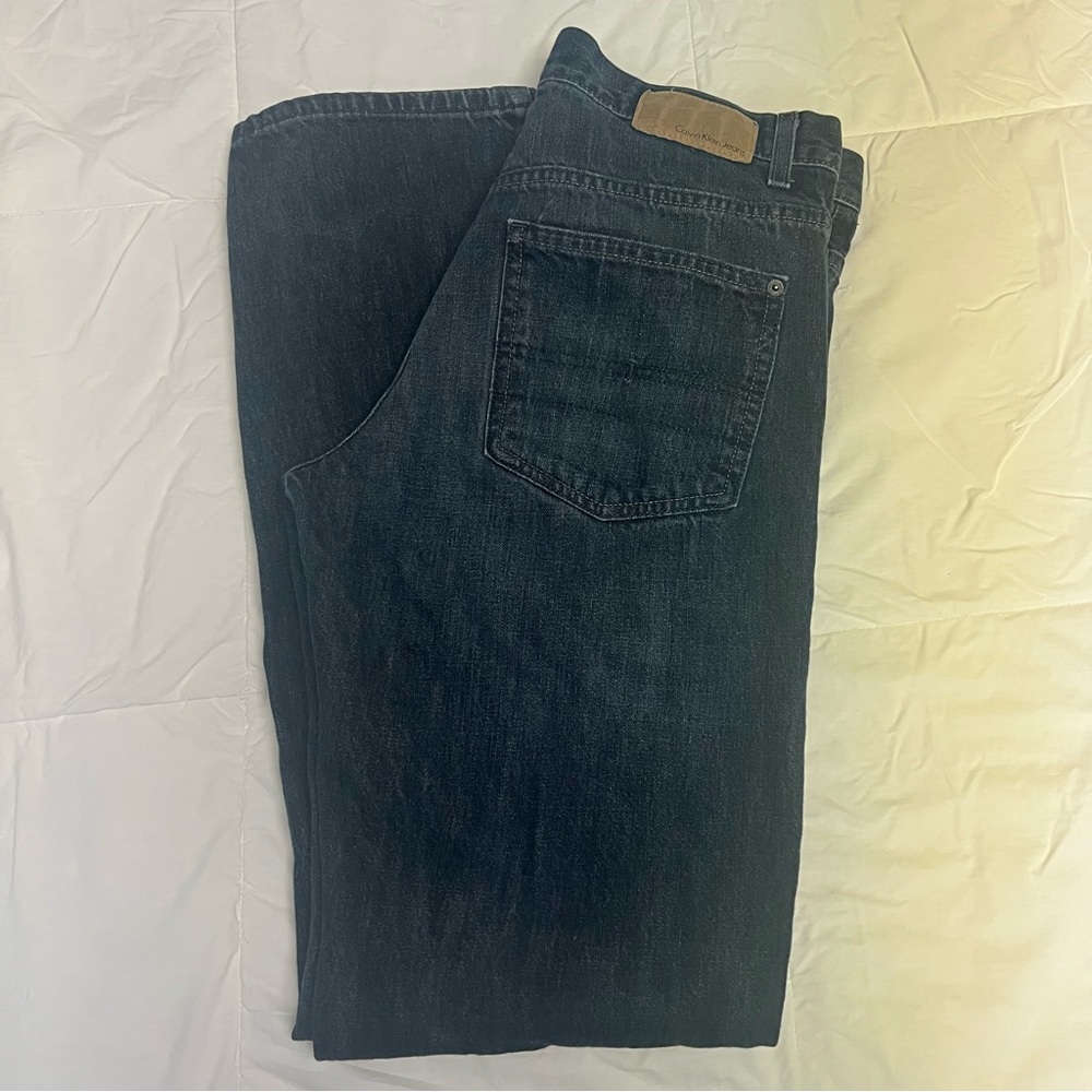 Calvin Klein dark blue jeans